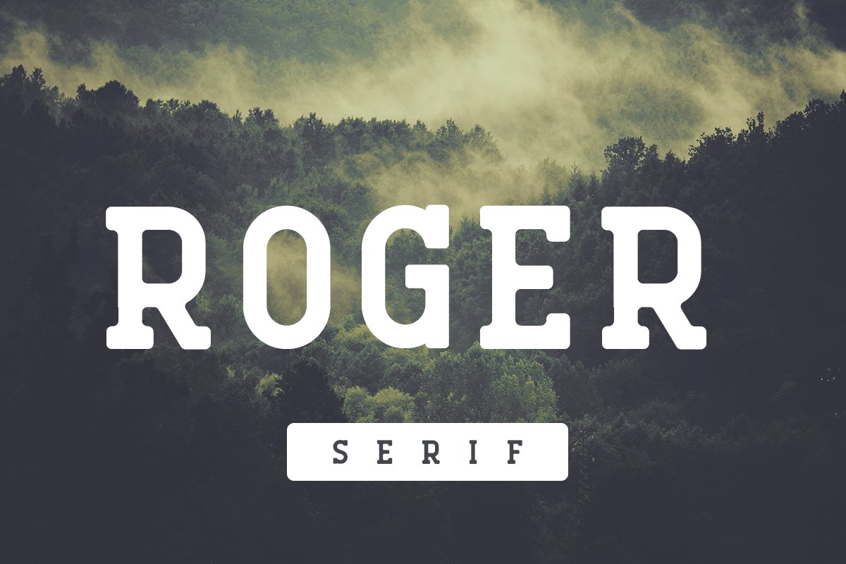 Czcionka Roger Serif